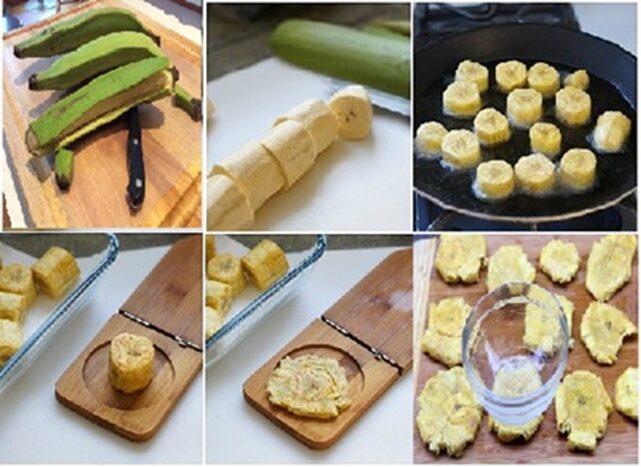 Golden fried pastries with cherry filling oozing out.