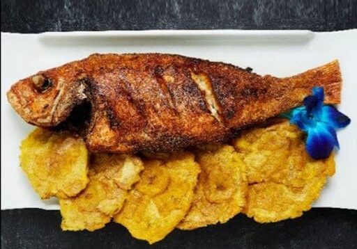 Red Snapper Whole, Fried, In A Plate